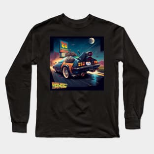 Delorean back to the future Long Sleeve T-Shirt